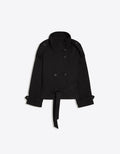 Funnel Neck Trench Jacket